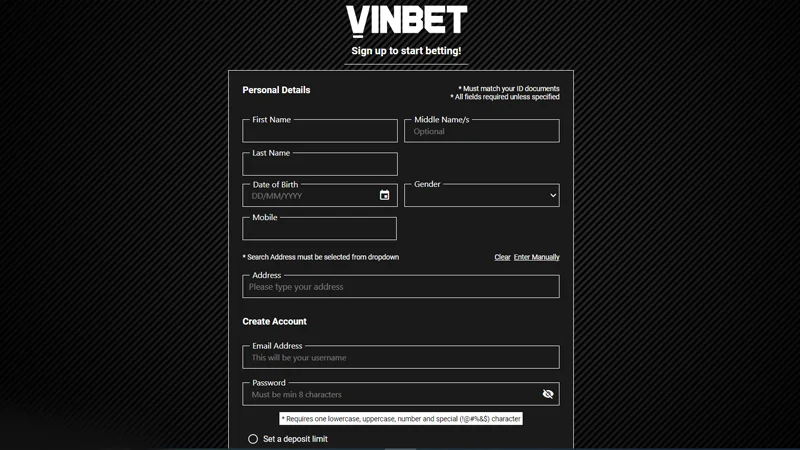 dang ky vinbet 2 Cần truy cập đúng link Vinbet để tiến hành đăng ký