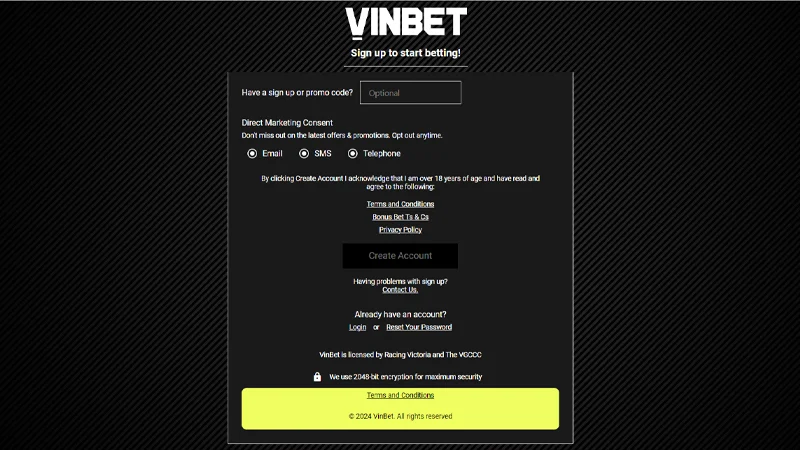 dang ky vinbet 3 Nhớ kiểm tra kỹ càng thông tin trước khi đăng ký cùng Vinbet